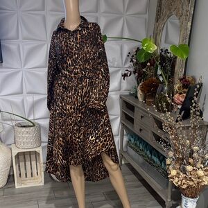 Leopard Print Maxi Dress